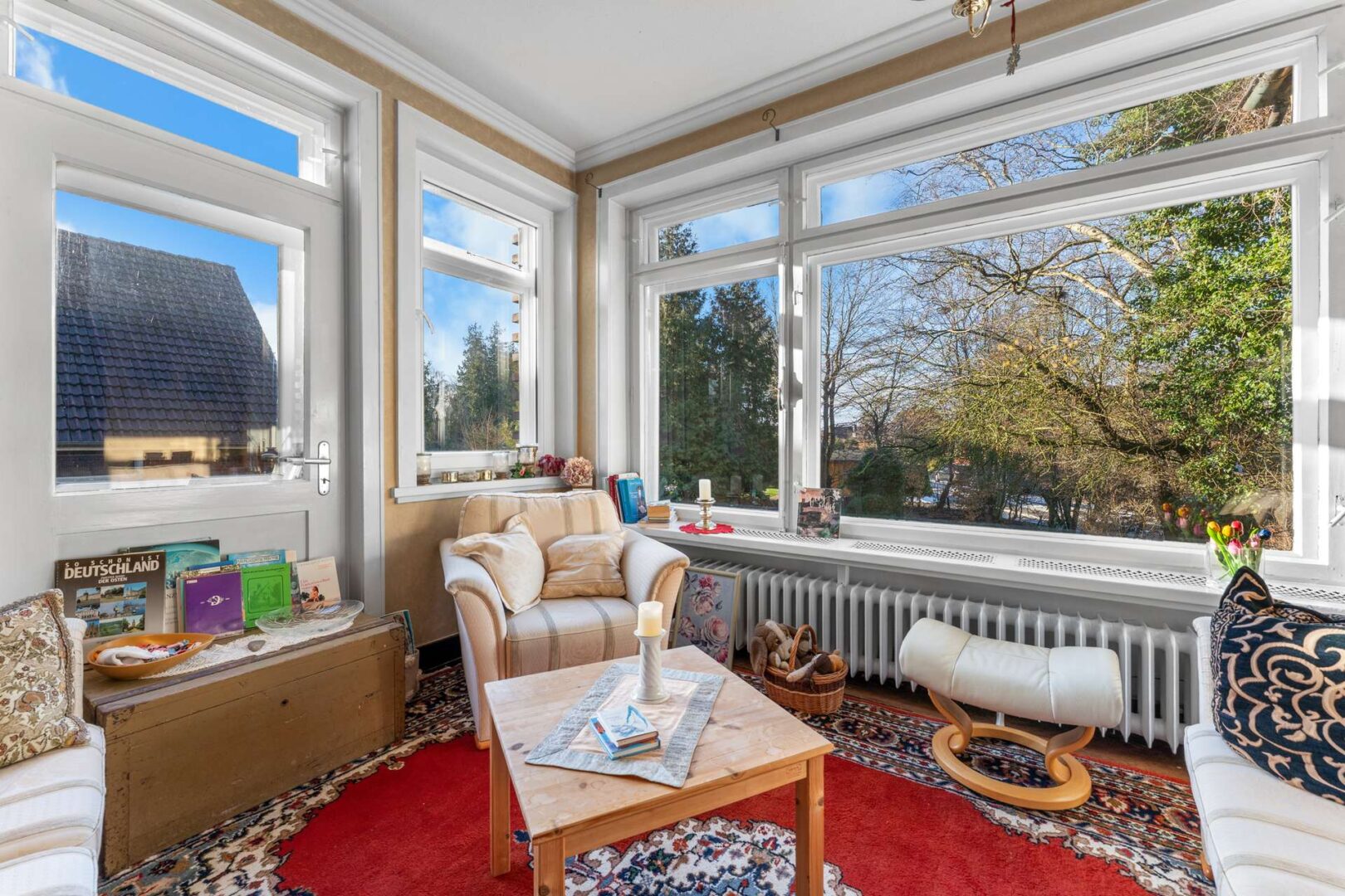 Sitzecke im Wohnzimmer