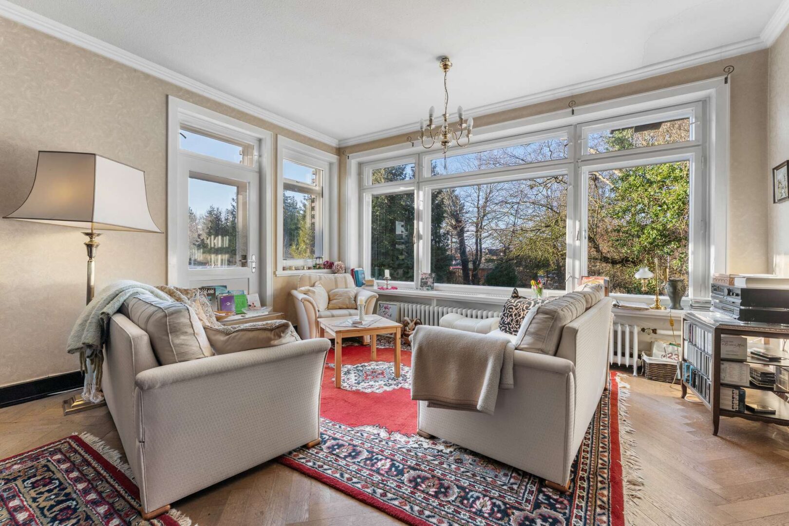 Sitzecke in Wohnzimmer