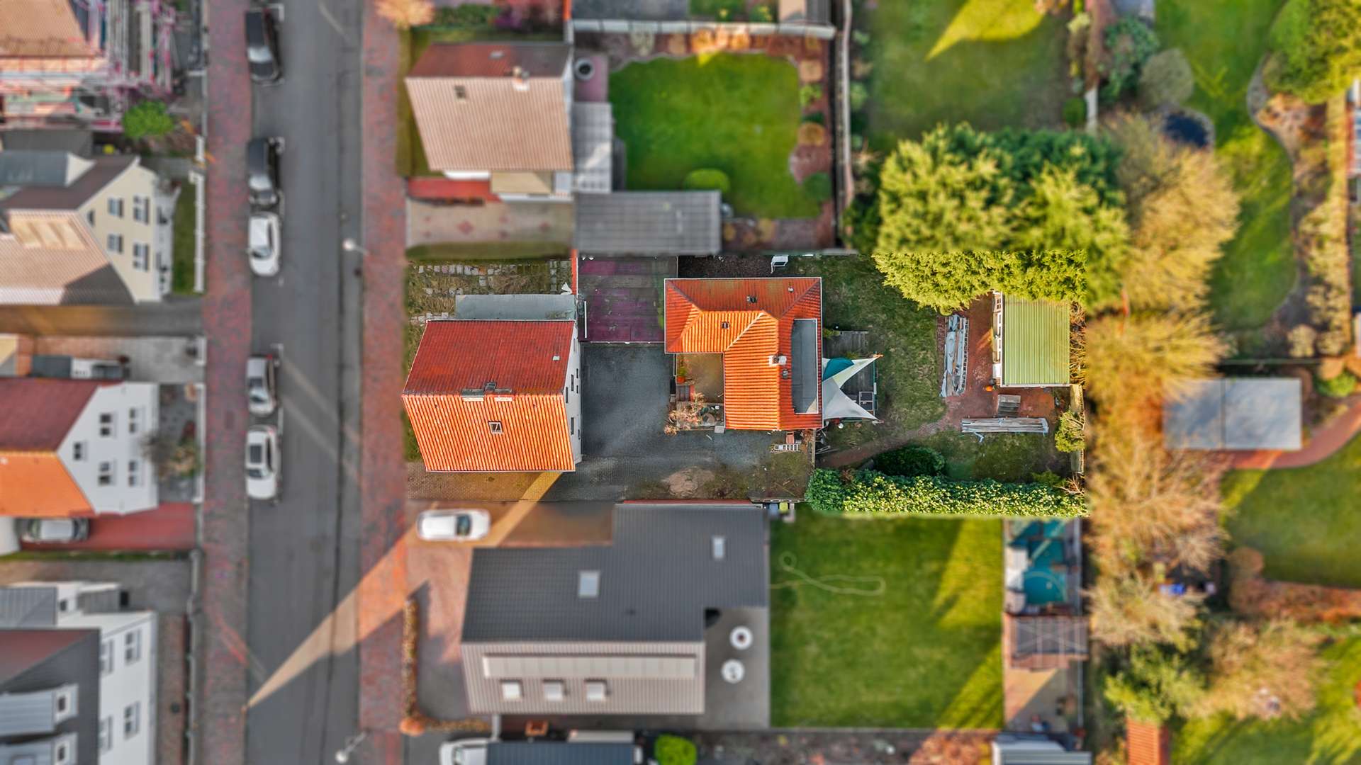 Luftansicht Grundstück