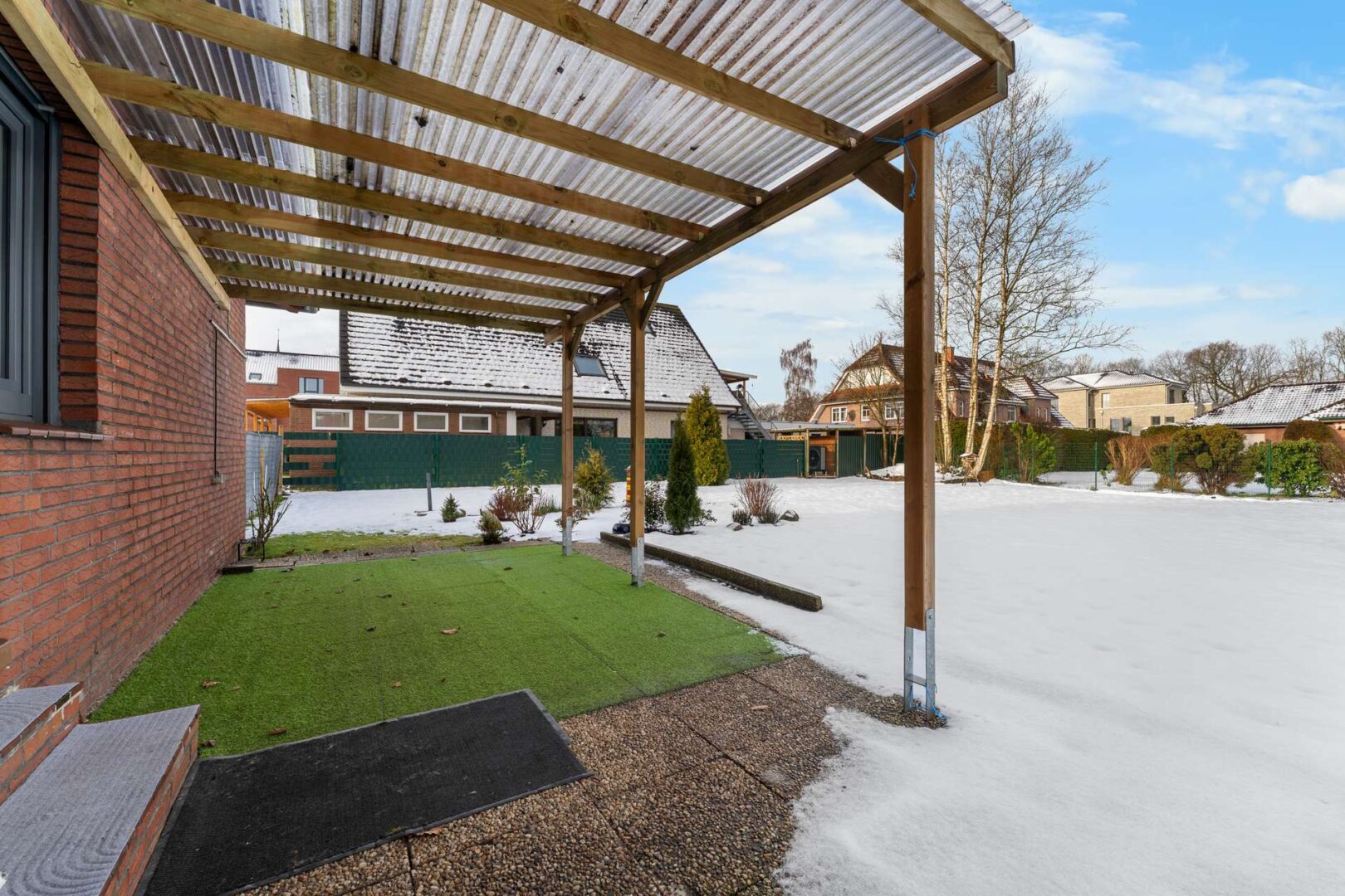 Überdachte Terrasse