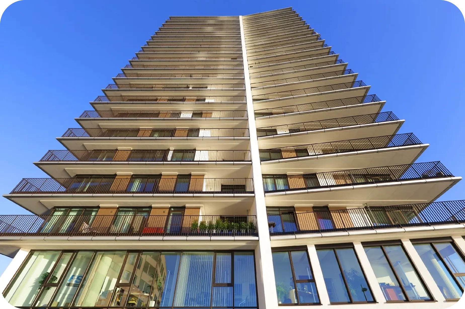 moderne Hochhausarchitektur