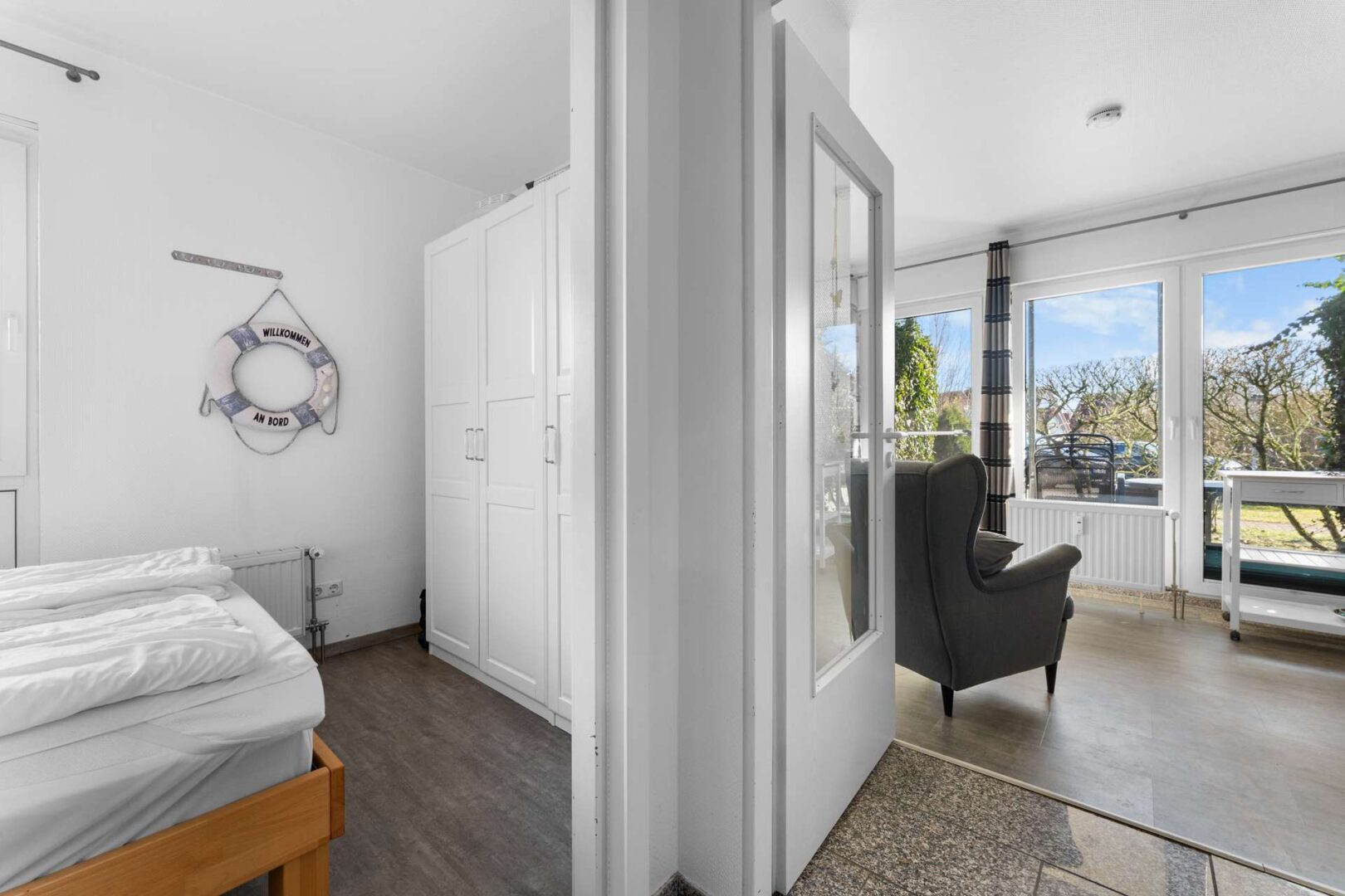 Blick ins Wohnzimmer