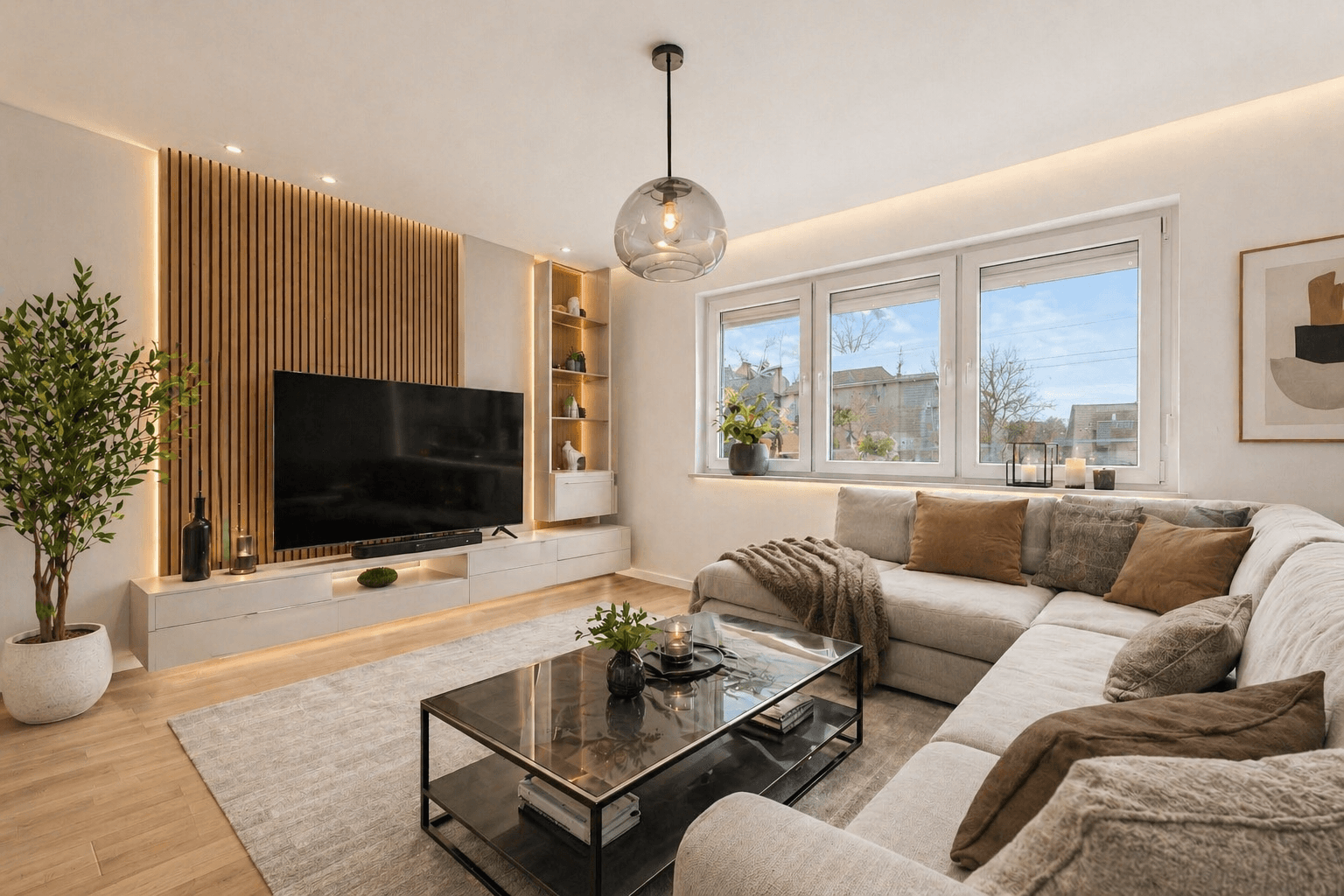 Wohnzimmer Erdgeschoss (Einrichtungsidee)