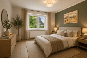 Schlafzimmer-Einrichtungsidee