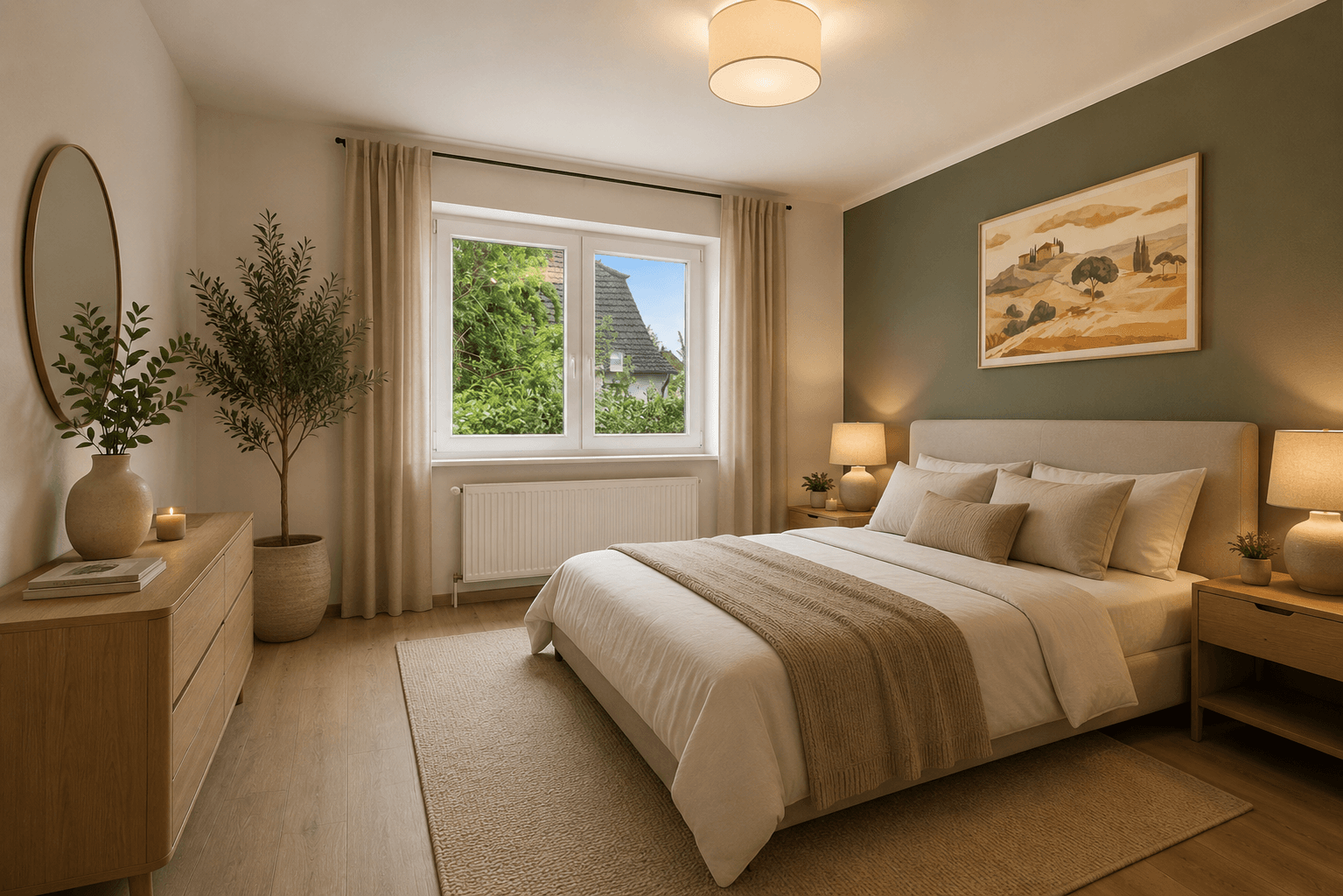 Schlafzimmer-Einrichtungsidee