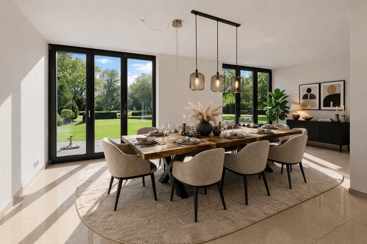 Wohnzimmer/Essbereich - Einrichtungsidee