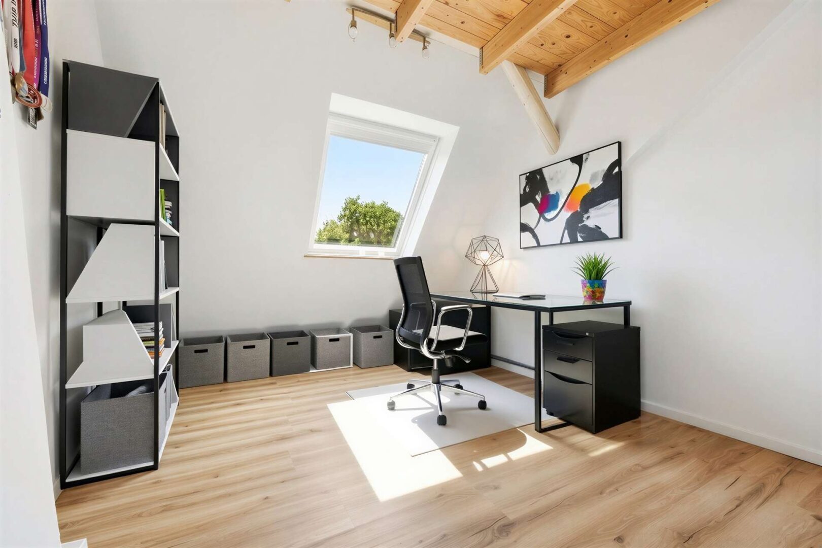 Homeoffice 2.OG Einrichtungsidee