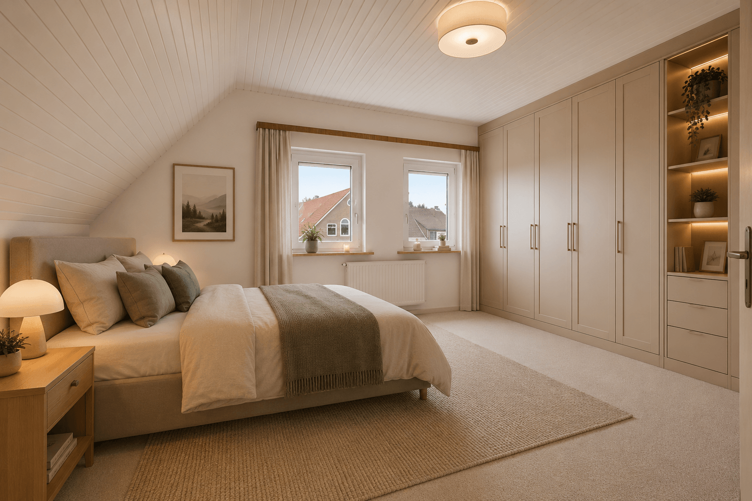 Schlafzimmer OG Einrichtungsidee