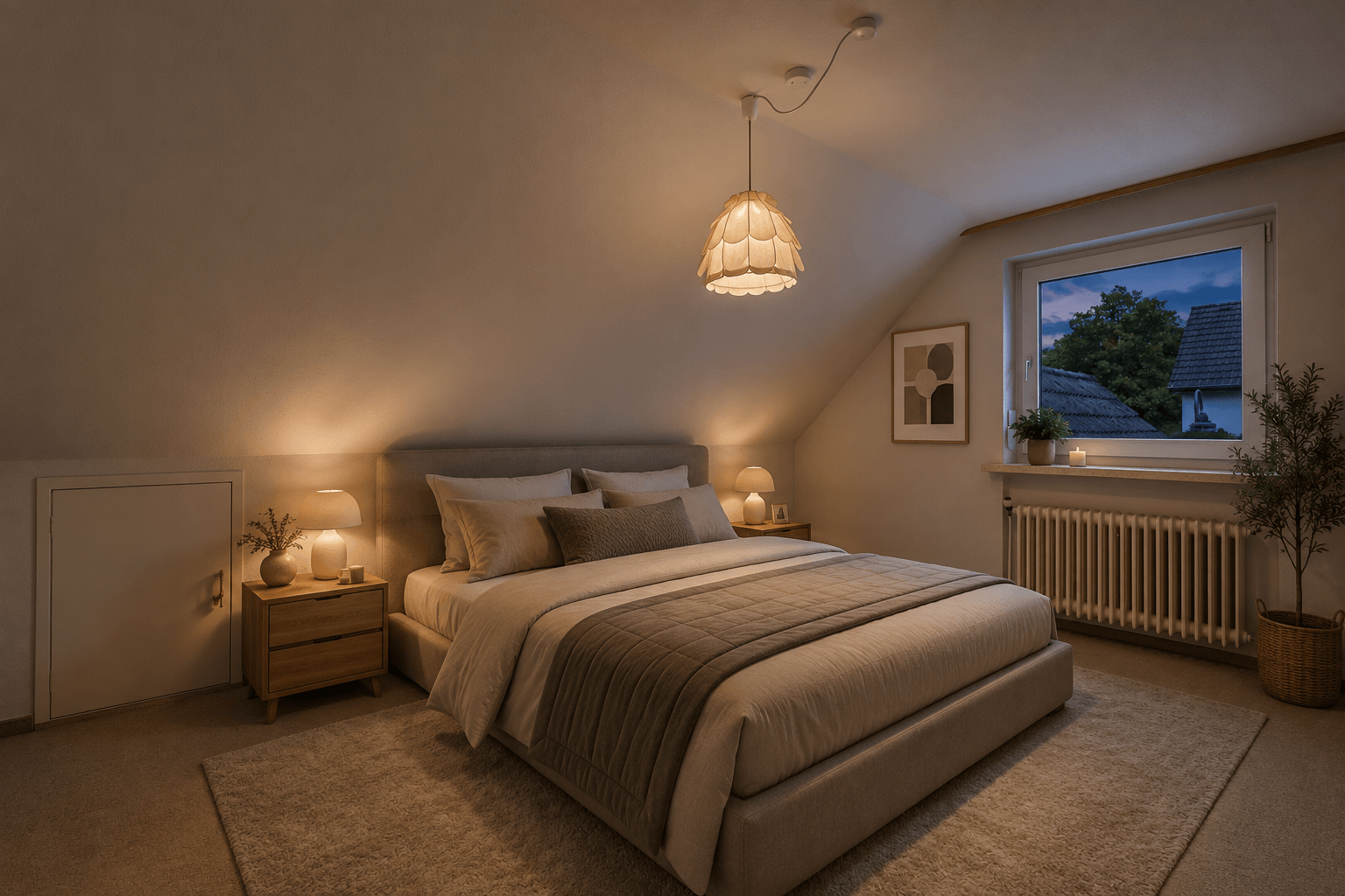 Schlafzimmer - DG - Einrichtungsidee