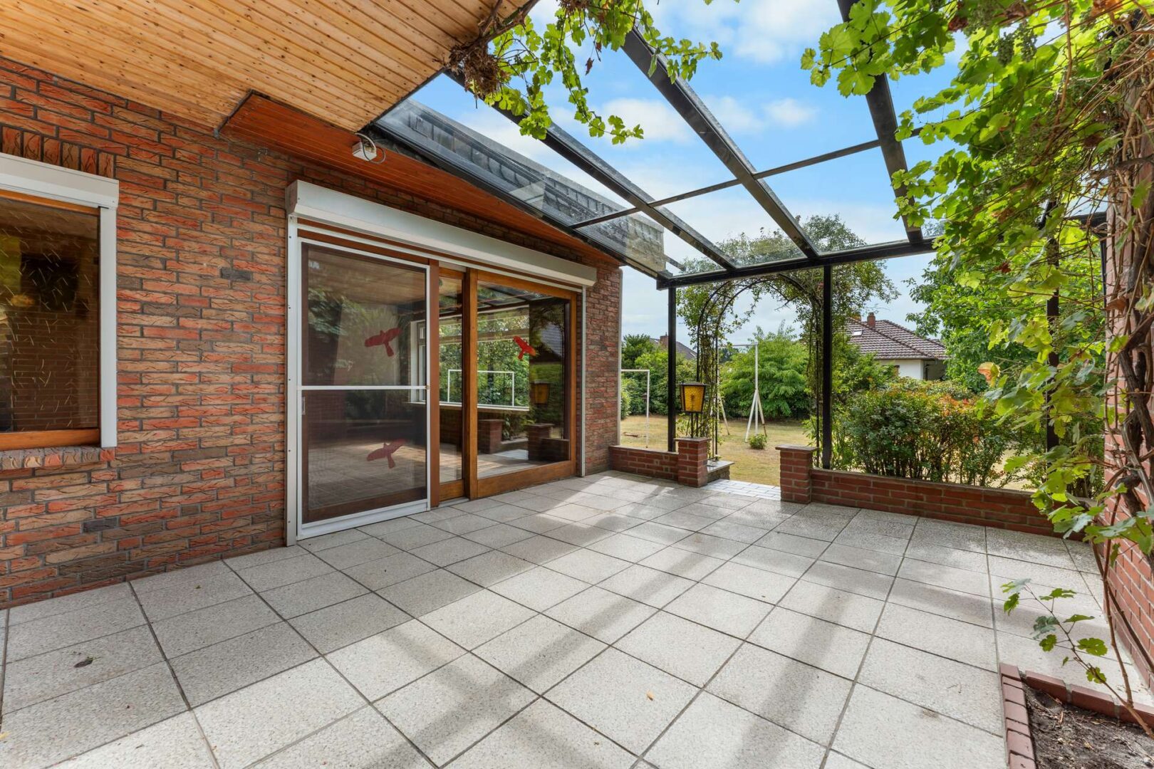 Überdachte Terrasse