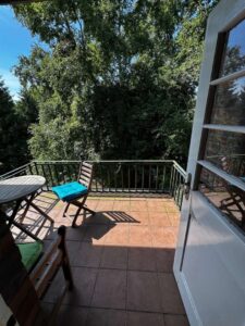 Balkon vor dem Ankleidezimmer