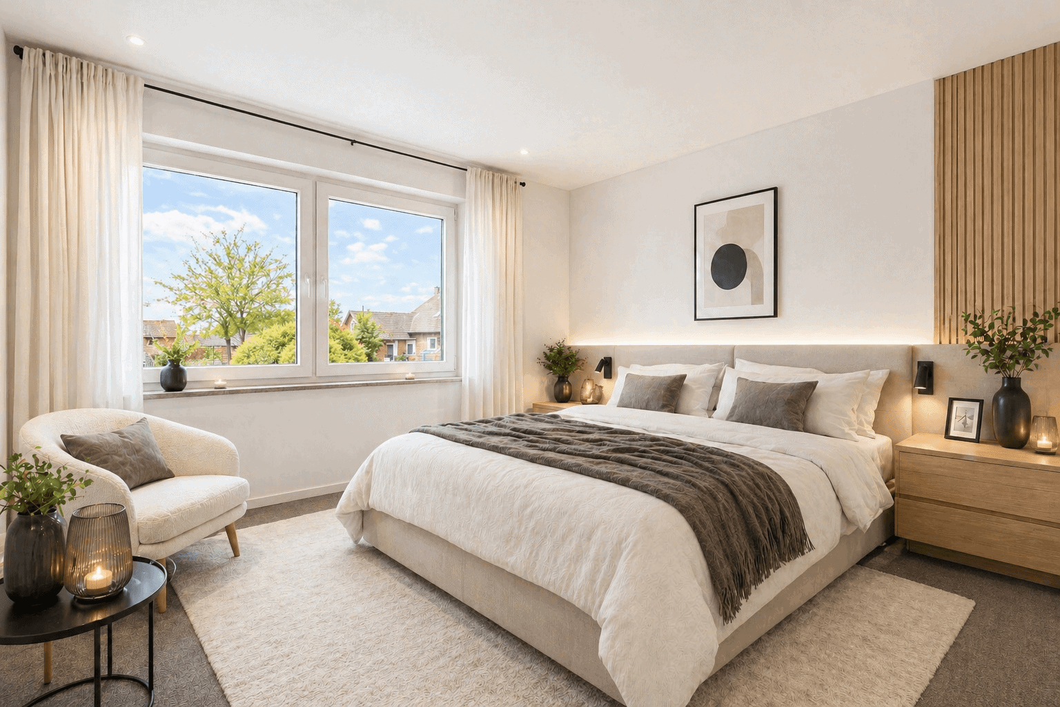 Schlafzimmer Erdgeschoss - Ki-generiert