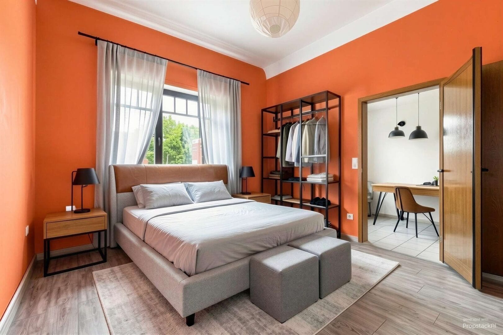 Schlafzimmer - KI Einrichtungsidee