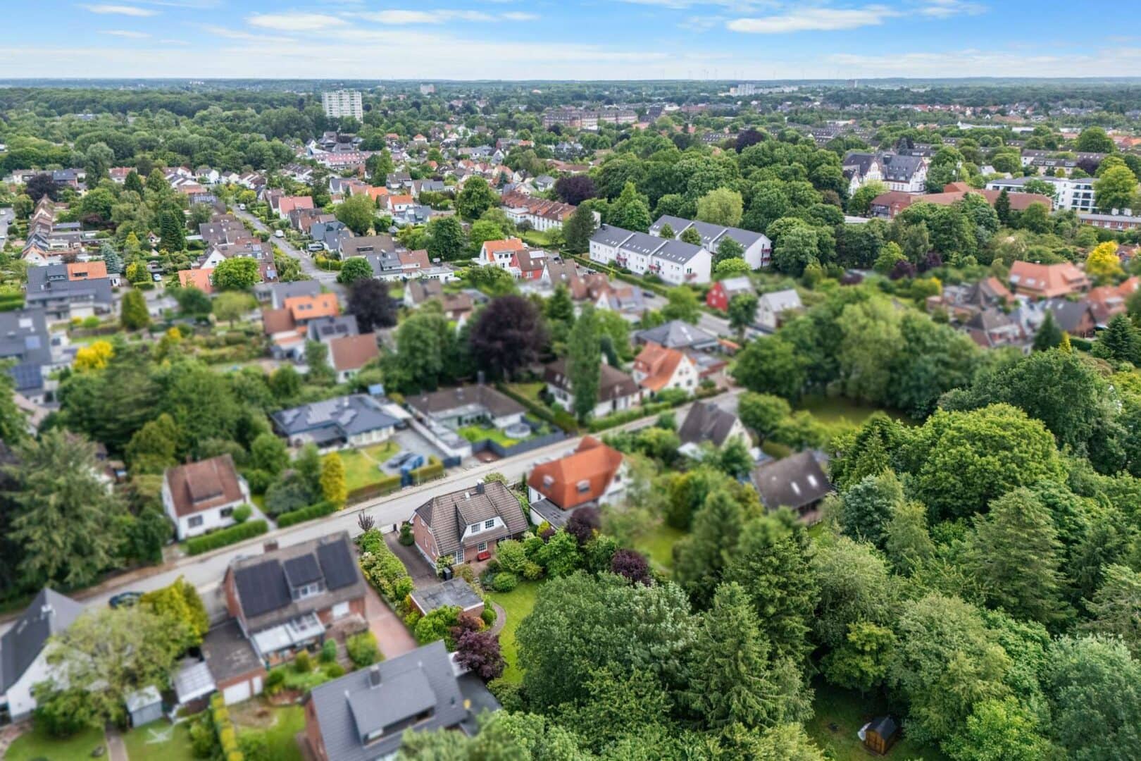 Luftaufnahme Wohngebiet