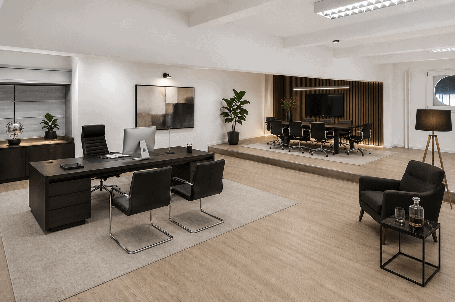 Backoffice 1. OG - Einrichtungsidee