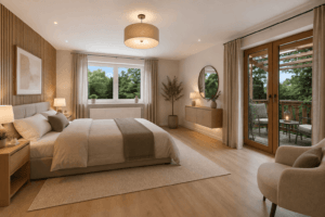 Schlafzimmer EG - KI-generiert