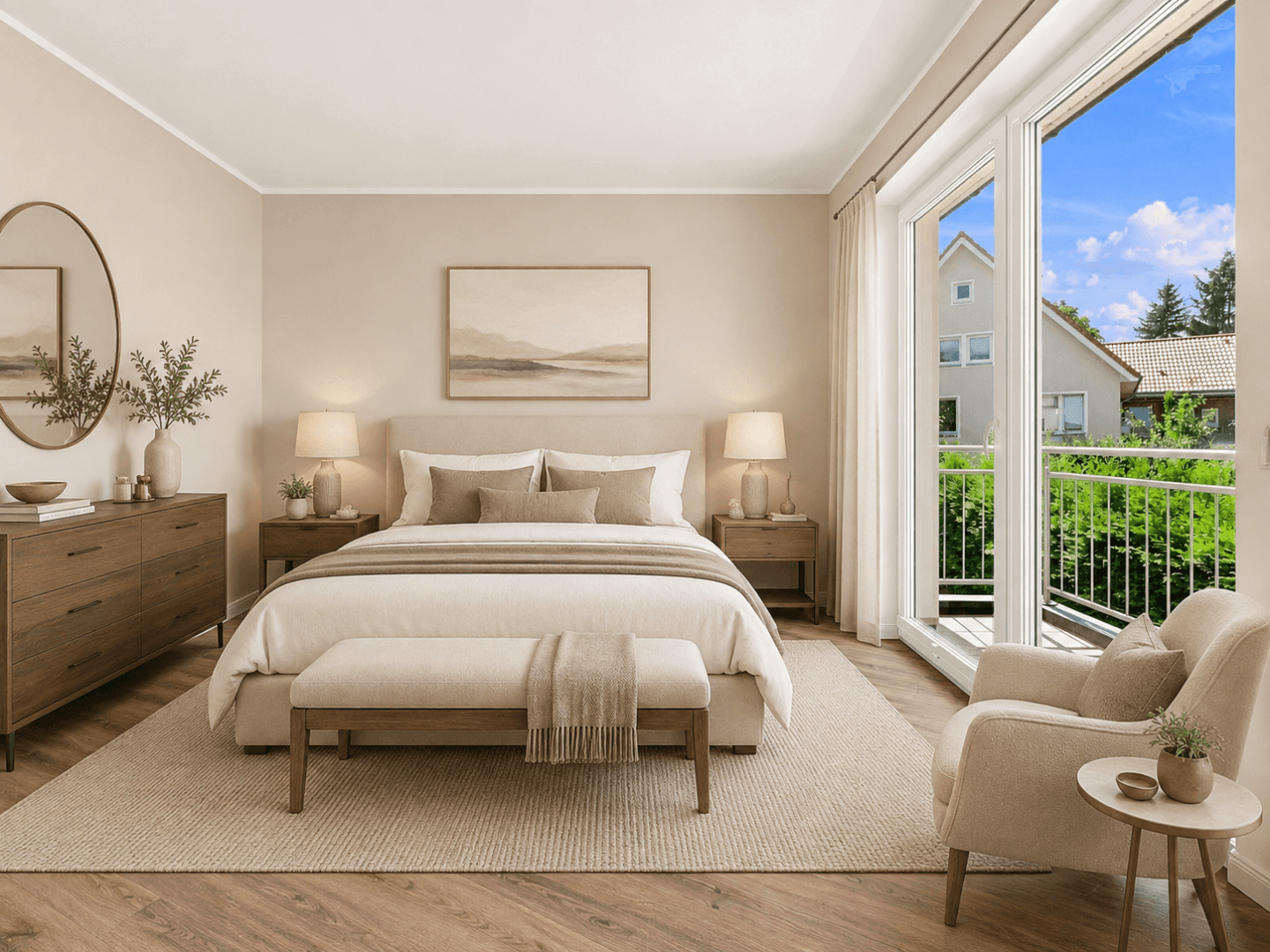Schlafzimmer - Einrichtungsidee