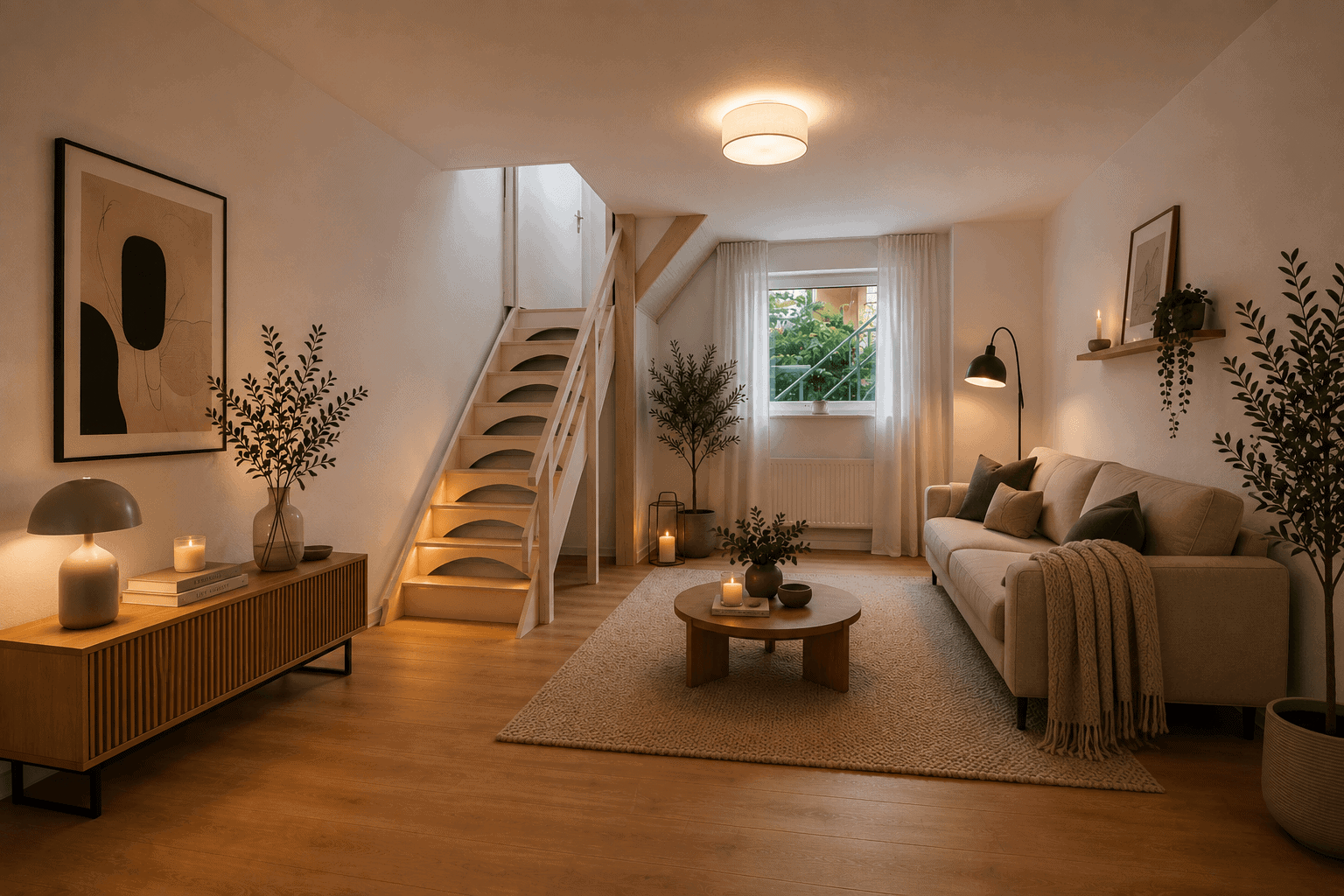 Wohnzimmer - KI-generiert