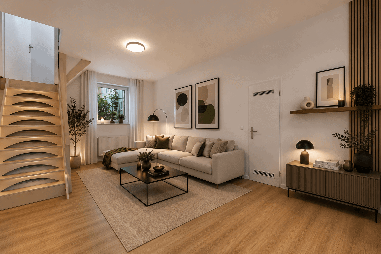Wohnzimmer - KI-generiert