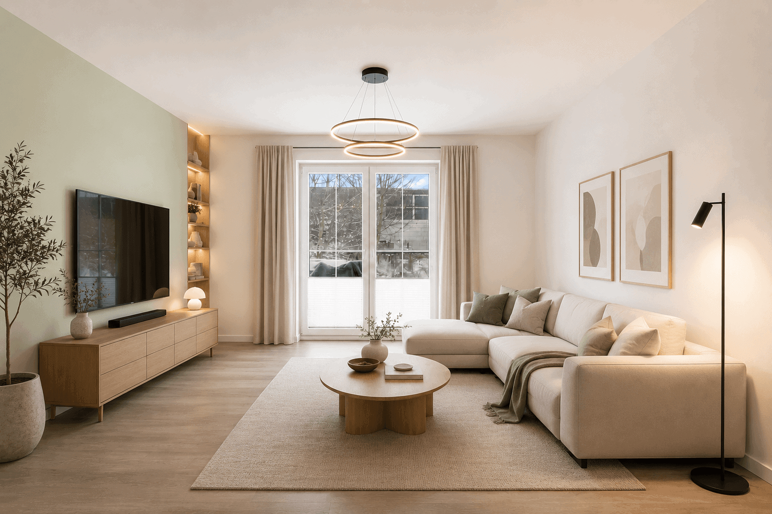 Wohnzimmer - KI-generiert