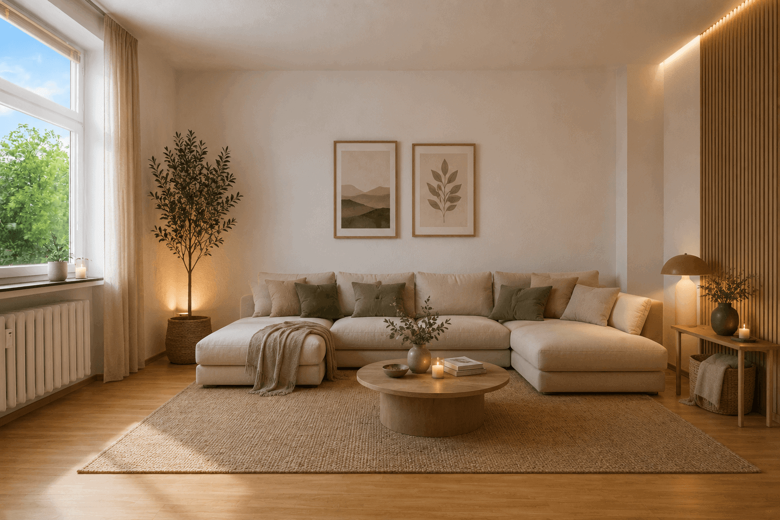 Wohnzimmer - KI-generiert