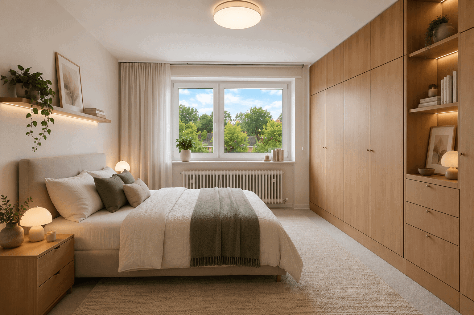 Schlafzimmer - KI-generiert