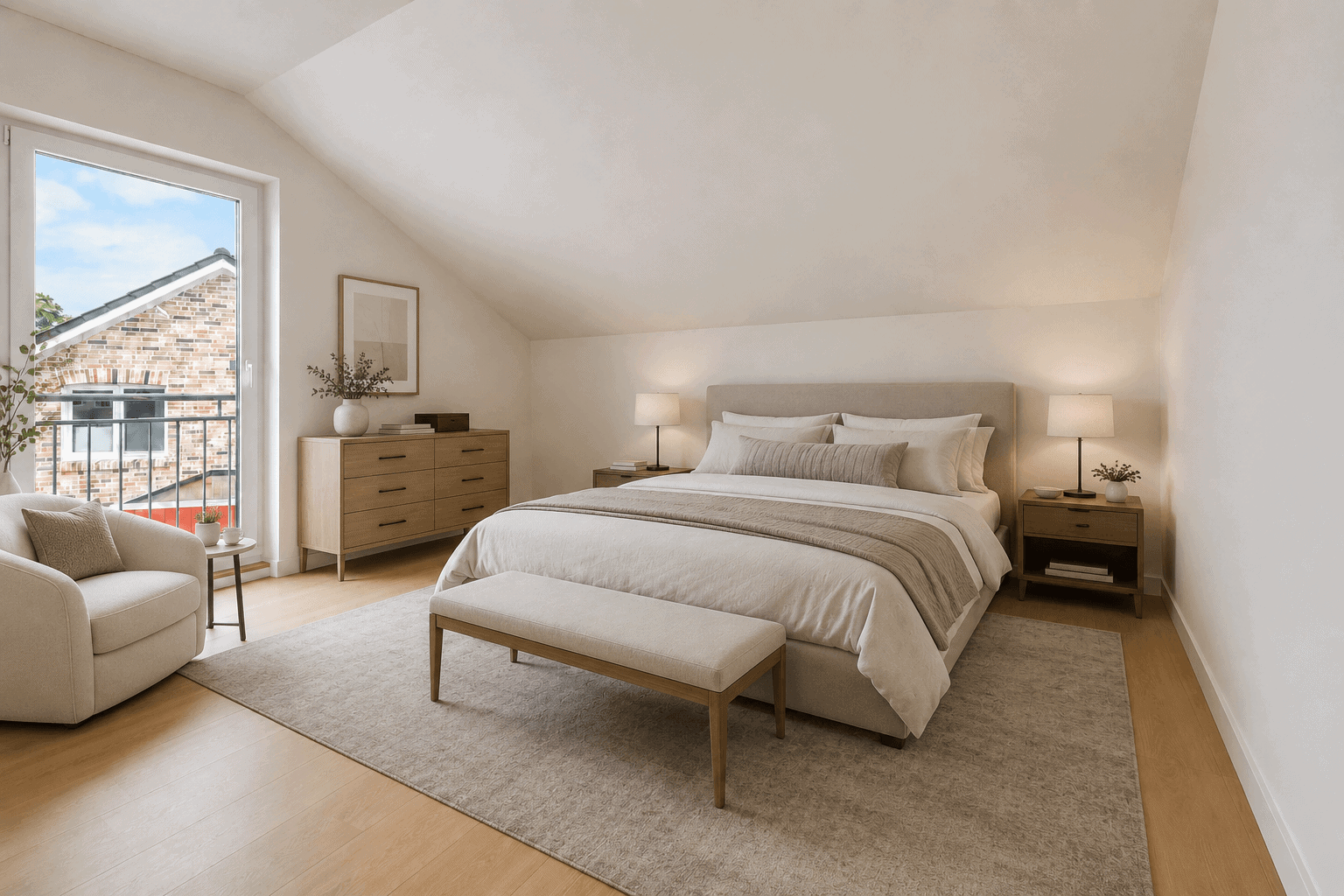 Schlafzimmer - KI-generiert