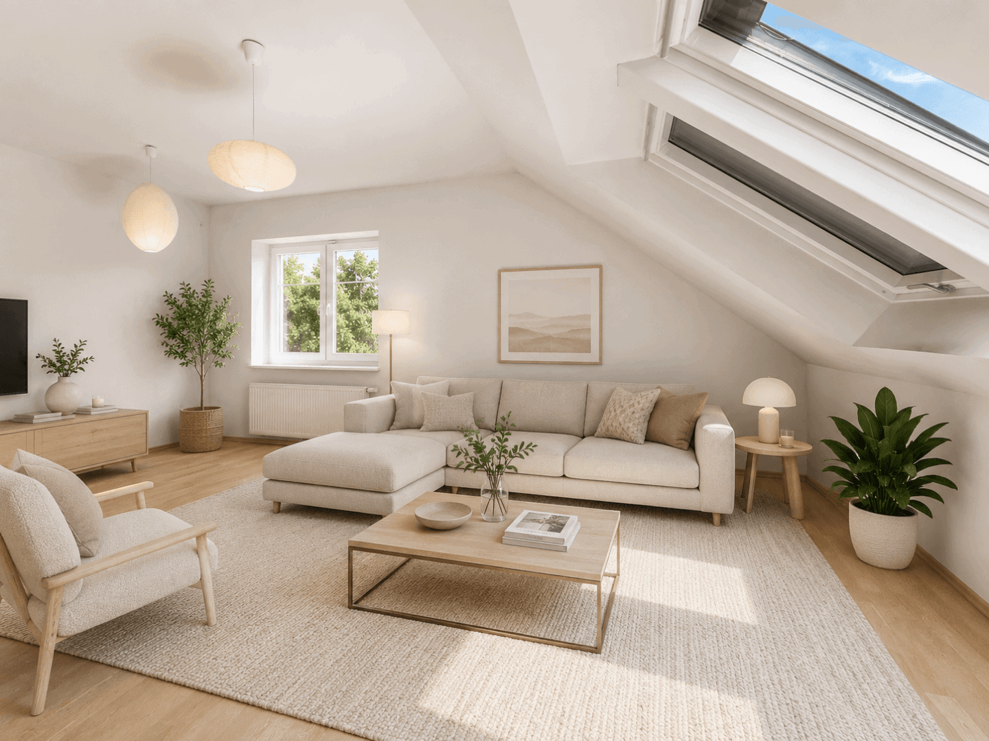 Wohnzimmer | OG | Einrichtungsidee - KI-generiert