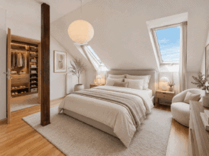 Schlafzimmer | OG | Einrichtungsidee - KI-generiert