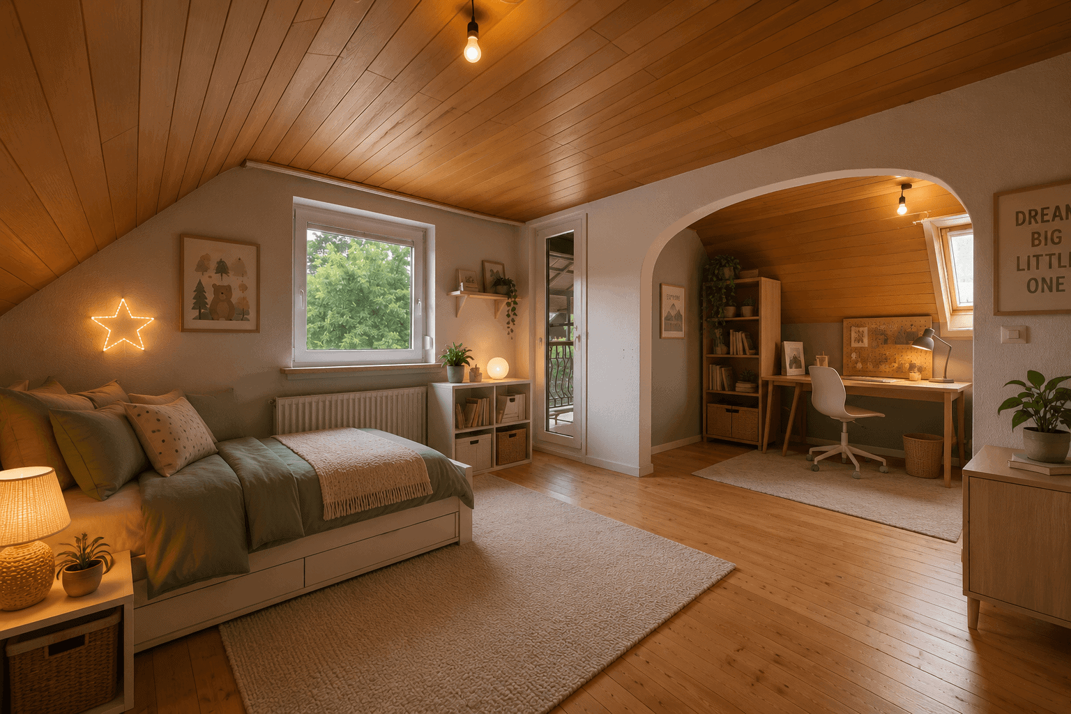 Schlafzimmer - DG - KI-generiert