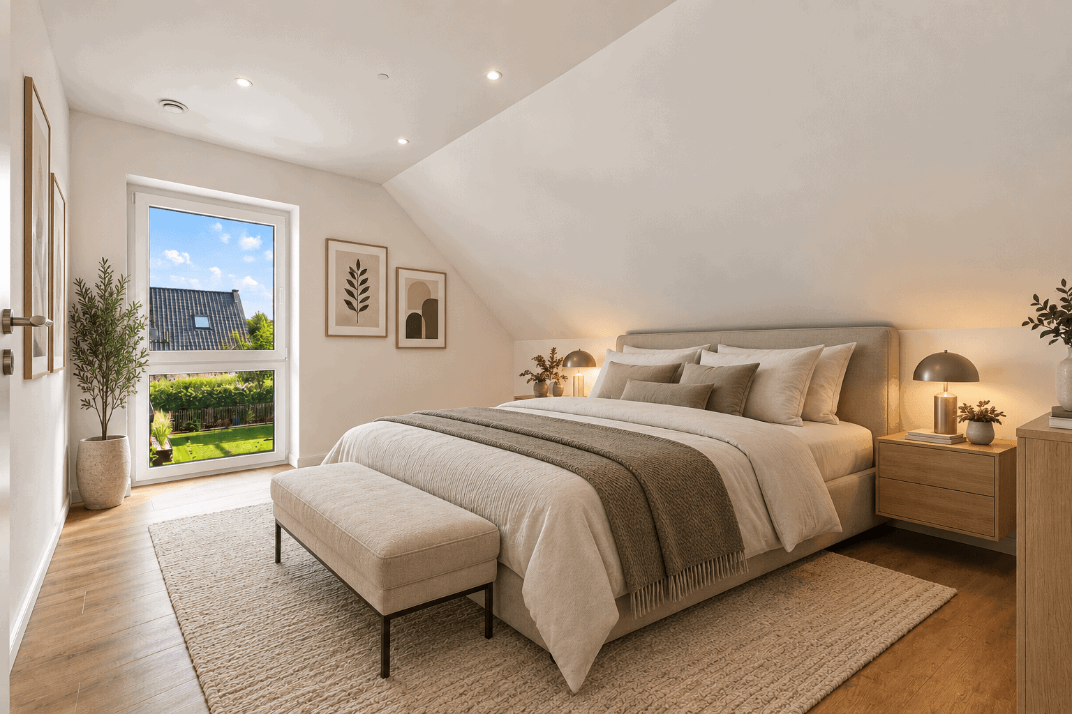 Schlafzimmer - KI-generiert