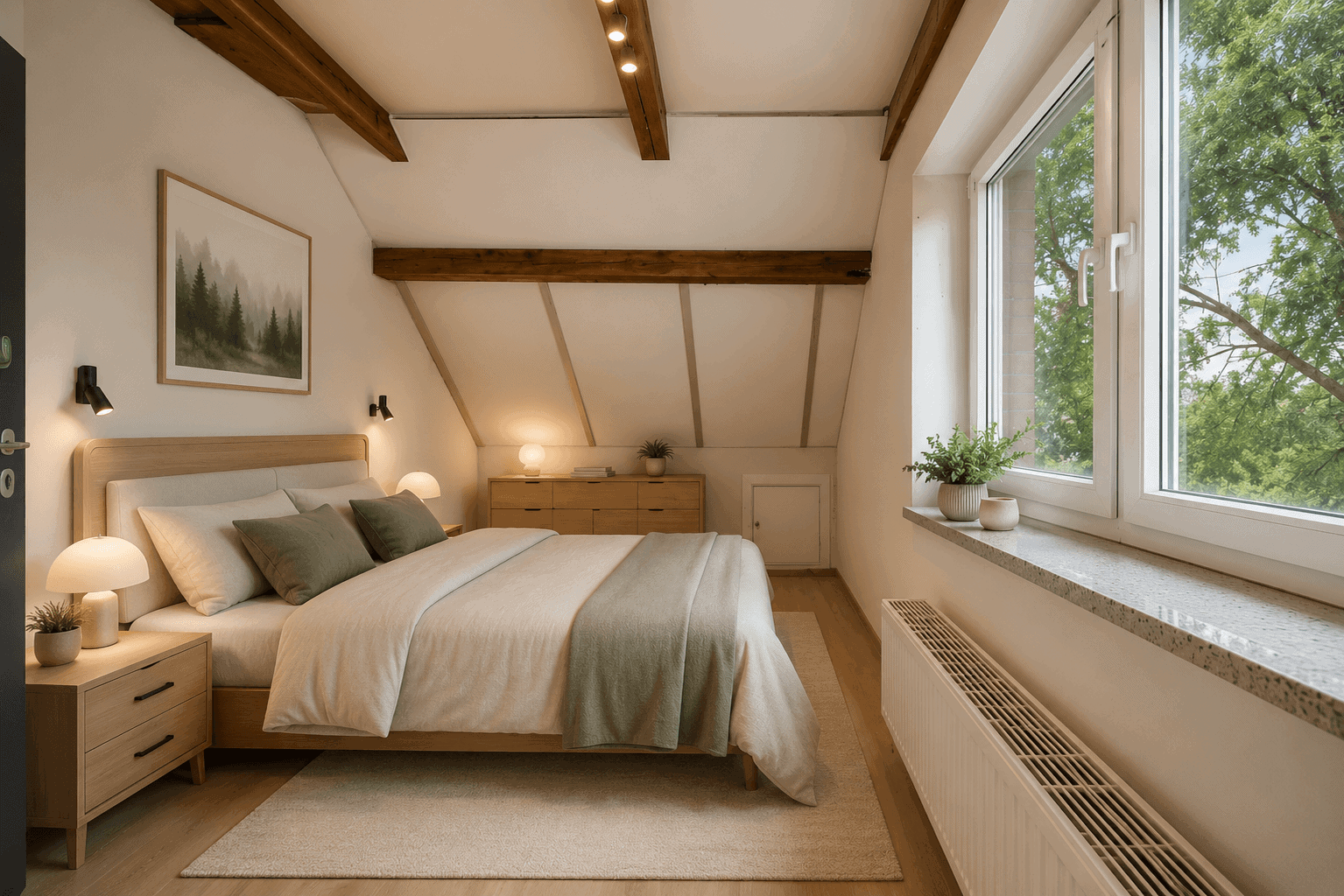 Schlafzimmer OG KI-generiert