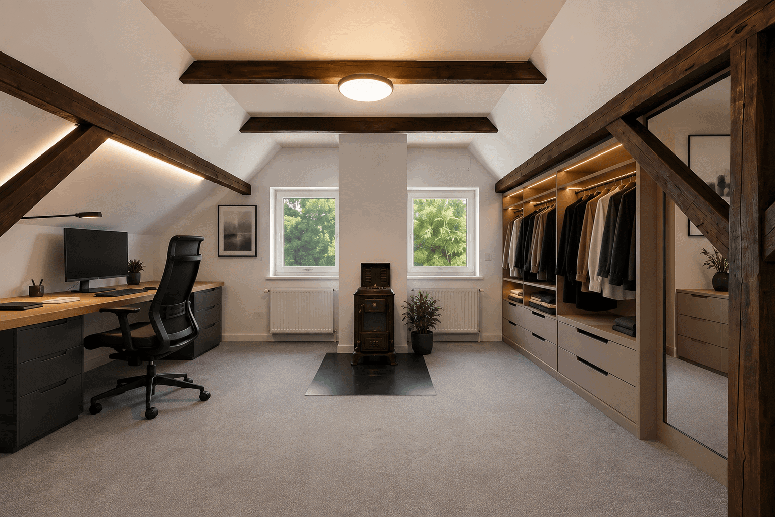 Büro OG KI-generiert