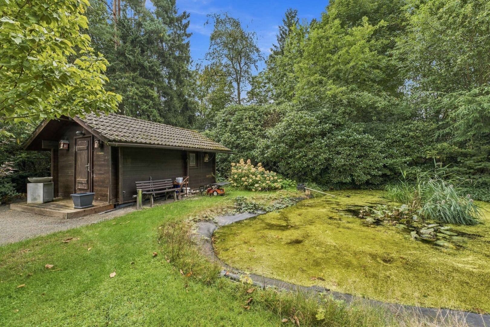 Sauna im Gartenhaus