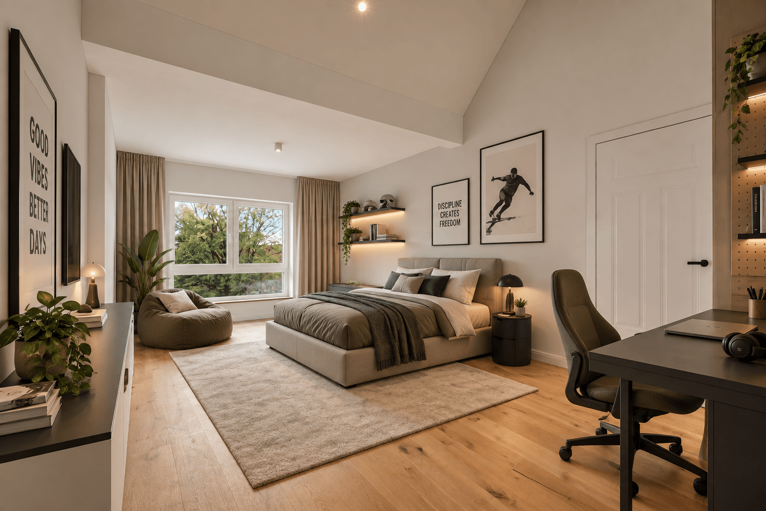 Jugenszimmer - KI generiert