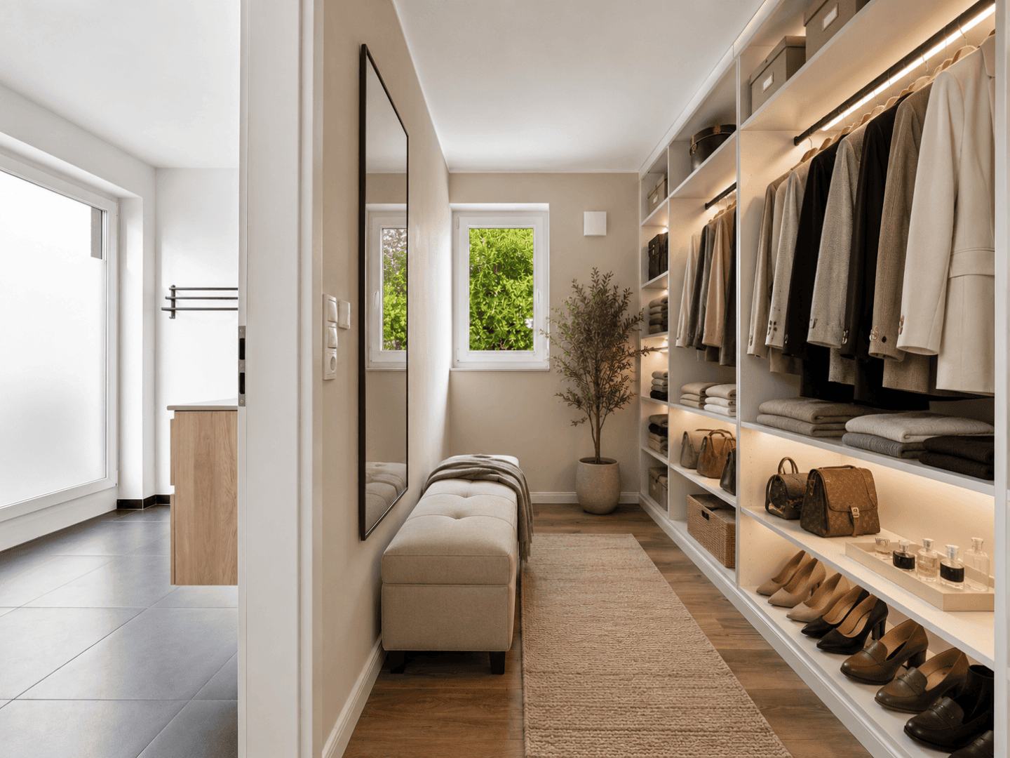 Ankleidezimmer - Einrichtungsidee