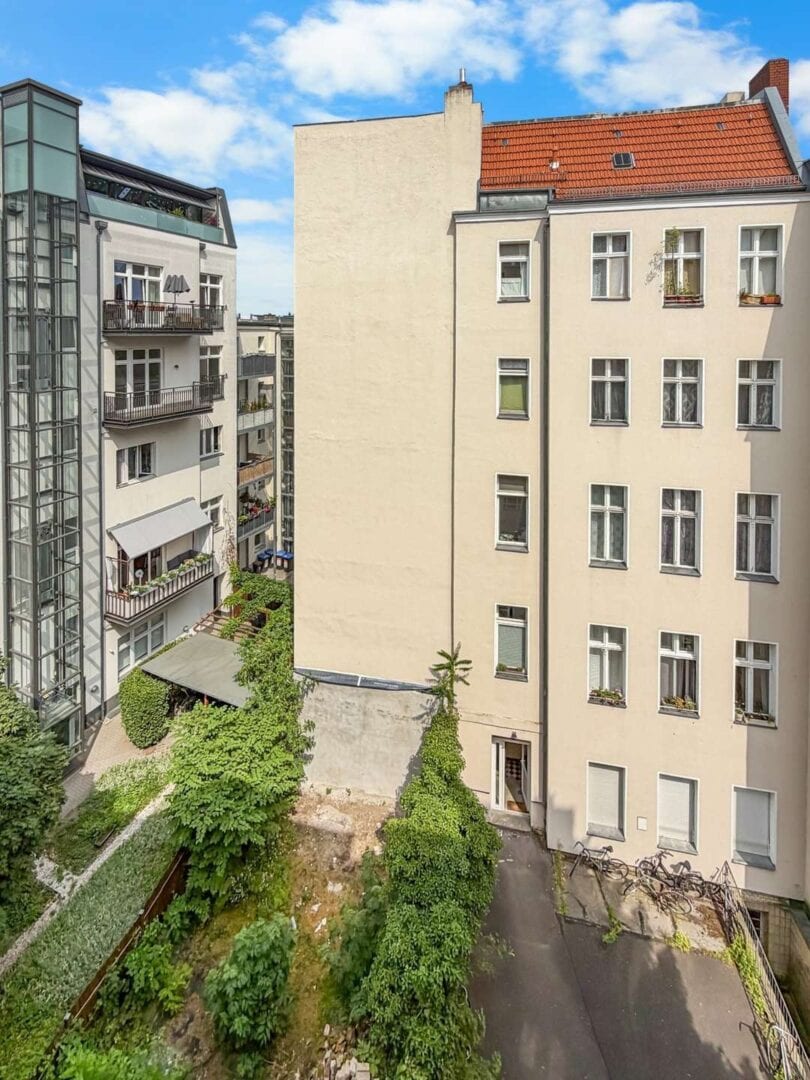 Vorderansicht Hinterhaus