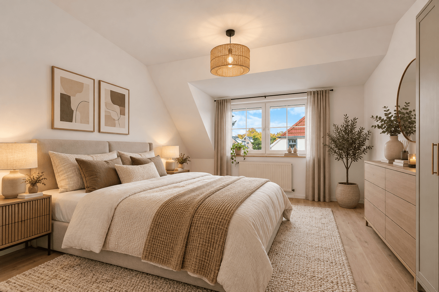 Schlafzimmer - KI generiert